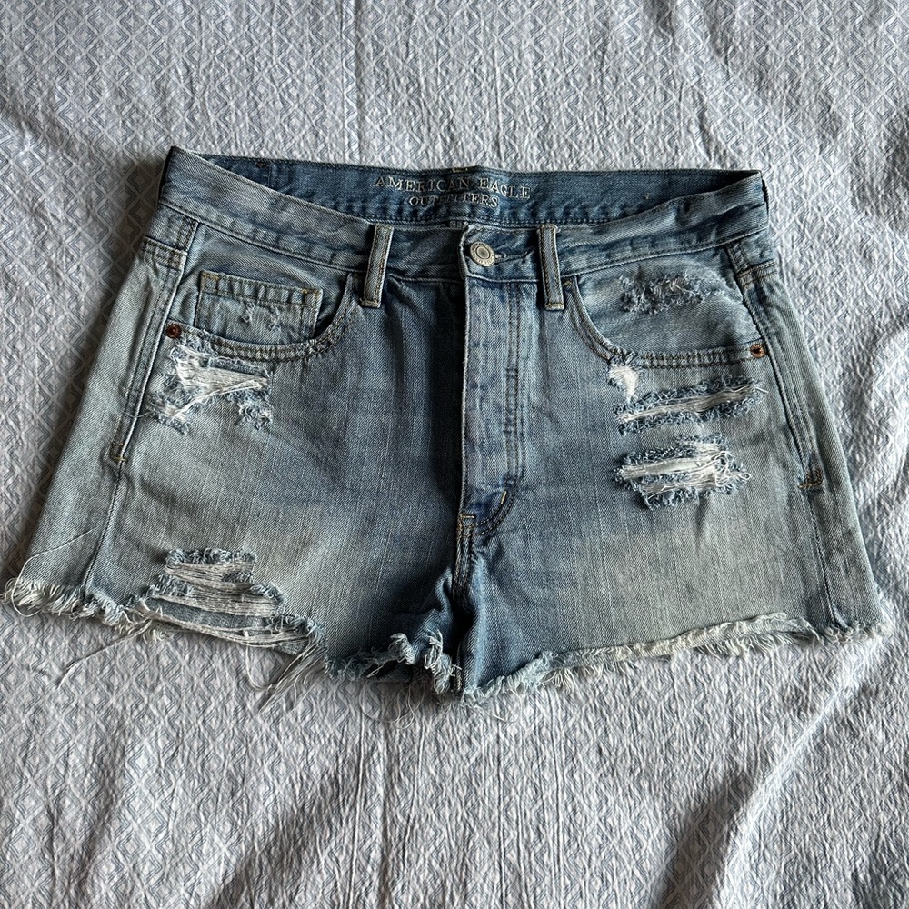 American Eagle Outfitters Hi Rise Denim Shorts